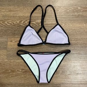 VS PINK bikini set reversible pastel